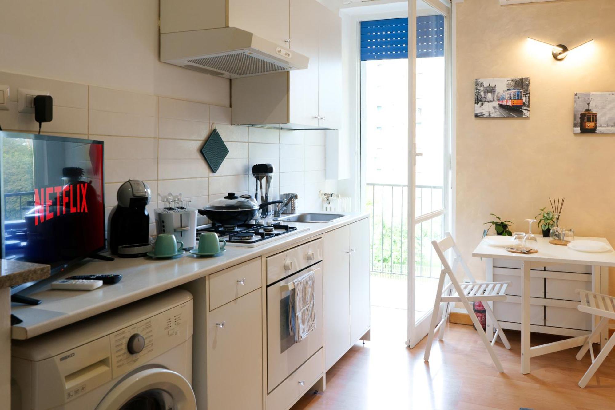 2Min Metro Rossa-20Min San Siro-Ac-Parcheggi Apartment Милано Екстериор снимка